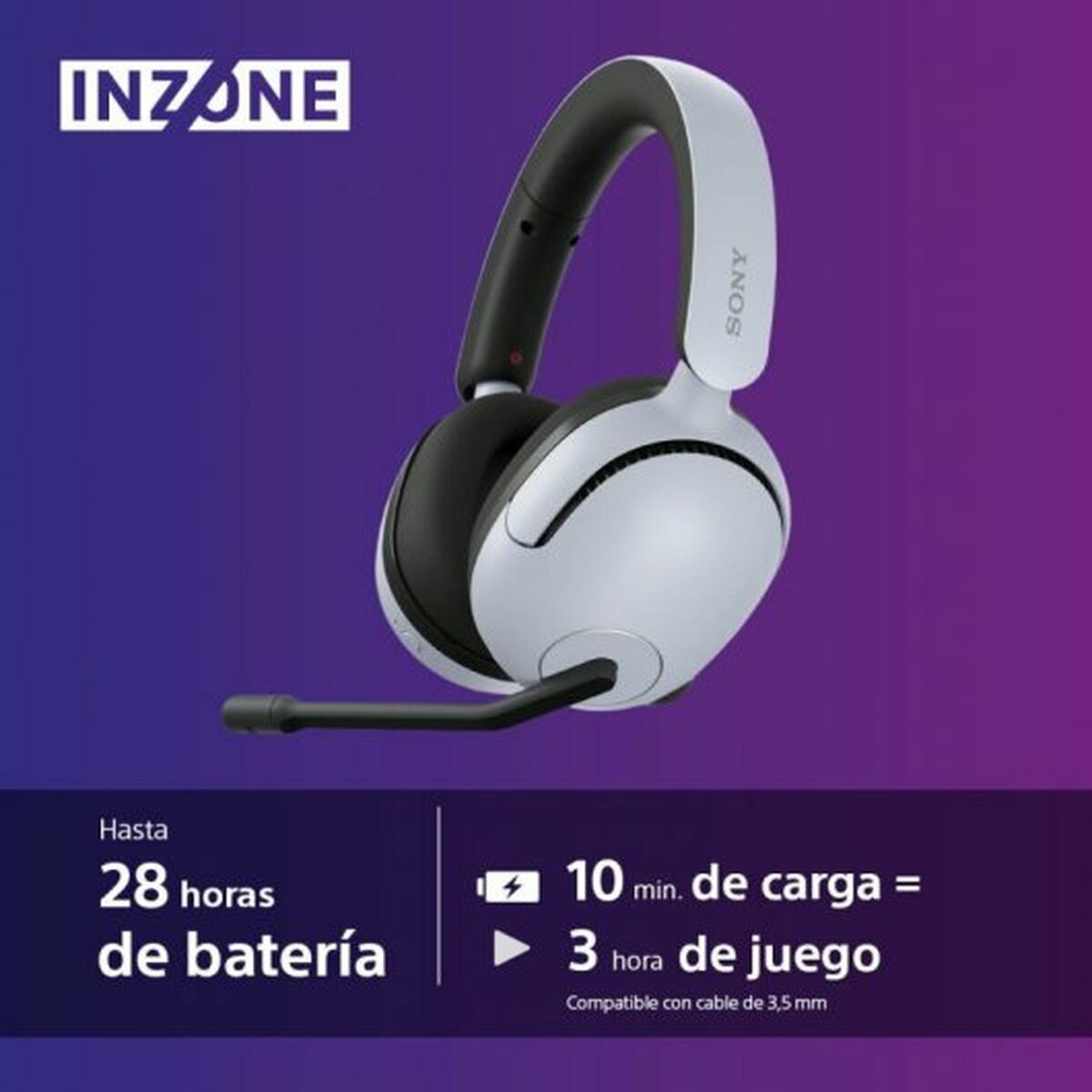 Auriculares de Diadema Sony WHG500W.CE7