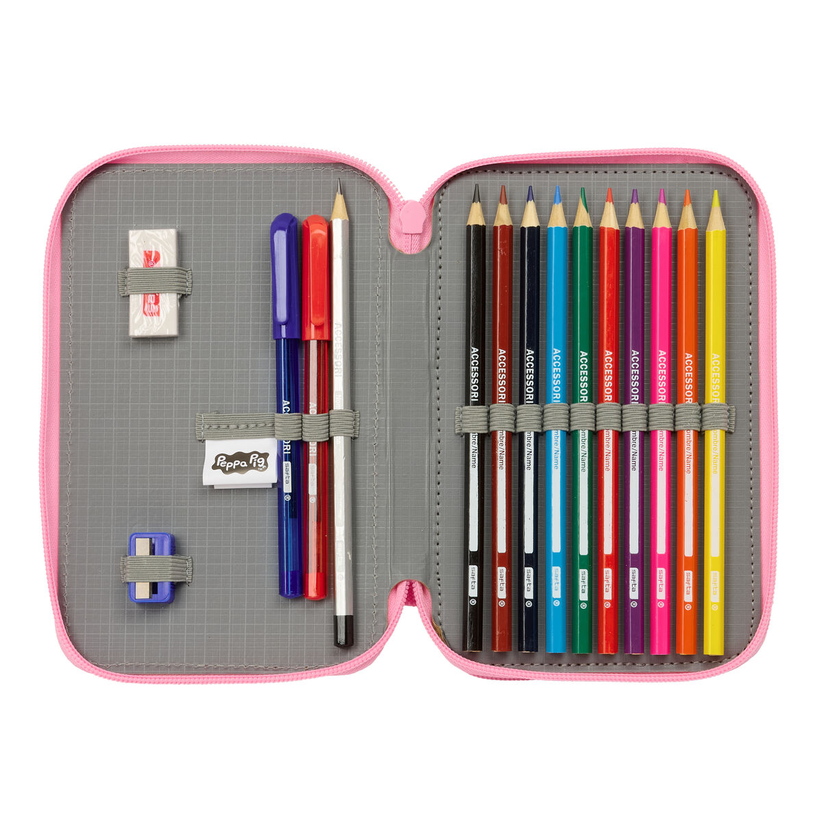 Portatodo Peppa Pig Baby pig Multicolor 12.5 x 19.5 x 4 cm 29 Piezas