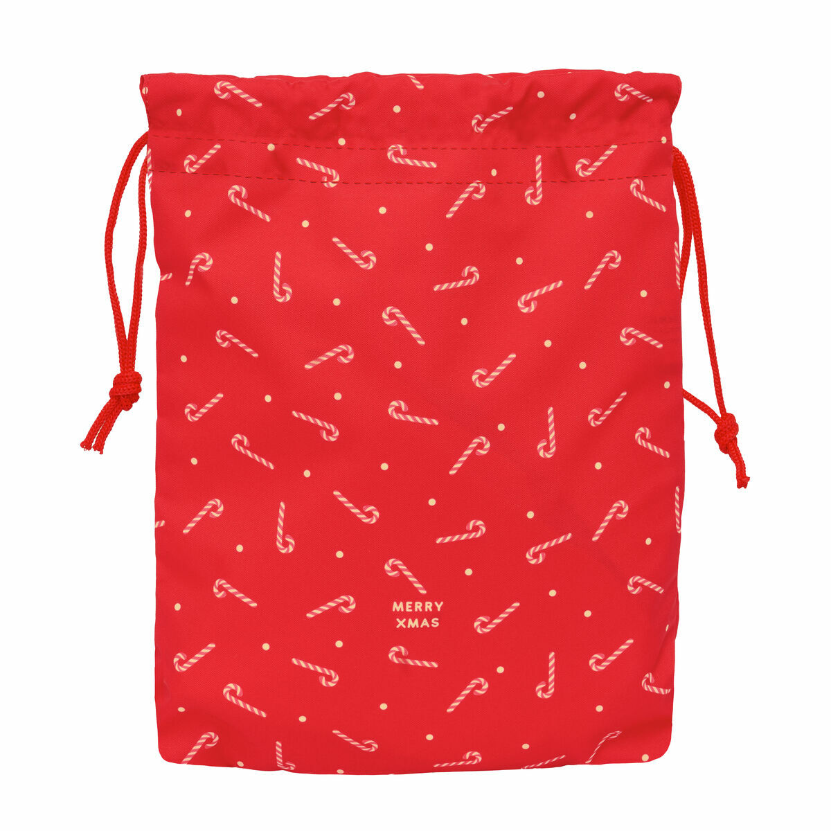 Bolsa Mochila con Cuerdas Safta Rojo 26 x 34 x 1 cm