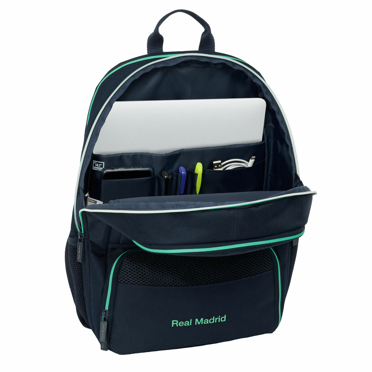 Mochila Escolar Real Madrid C.F. 30 x 42 x 17 cm