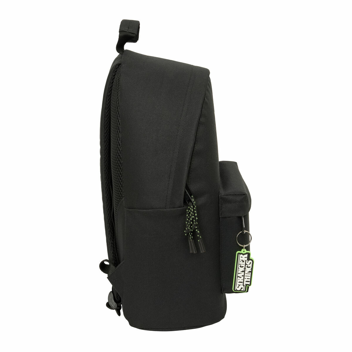 Mochila Escolar Stranger Things Negro 31 x 41 x 16 cm