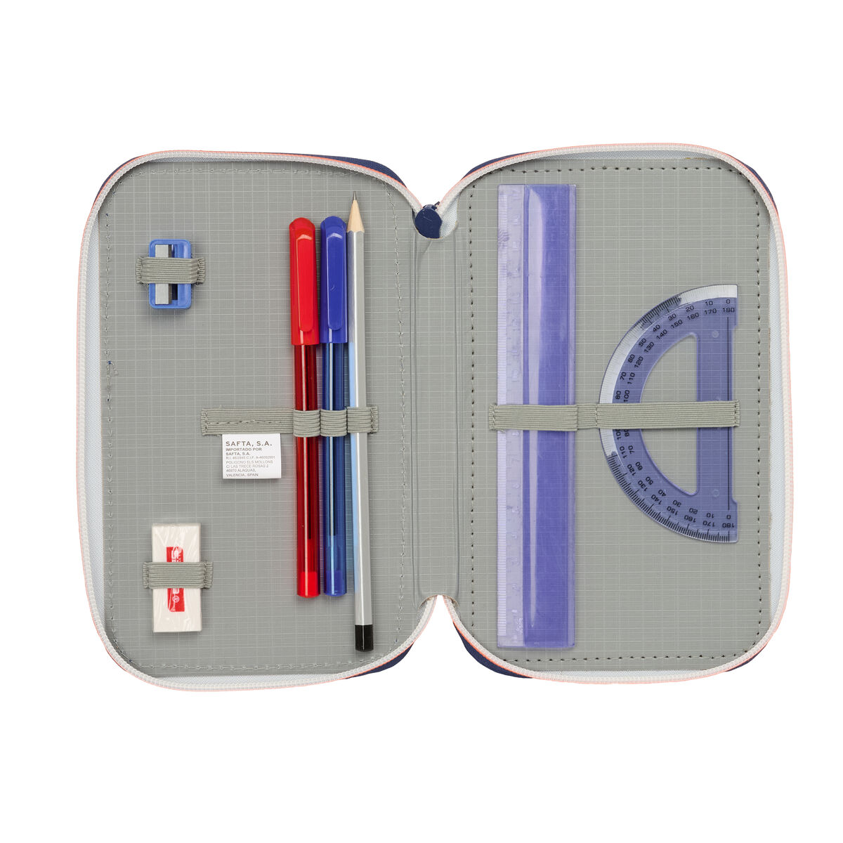 Portatodo F.C. Barcelona Azul marino 12,5 x 19,5 x 5,5 cm 37 Piezas