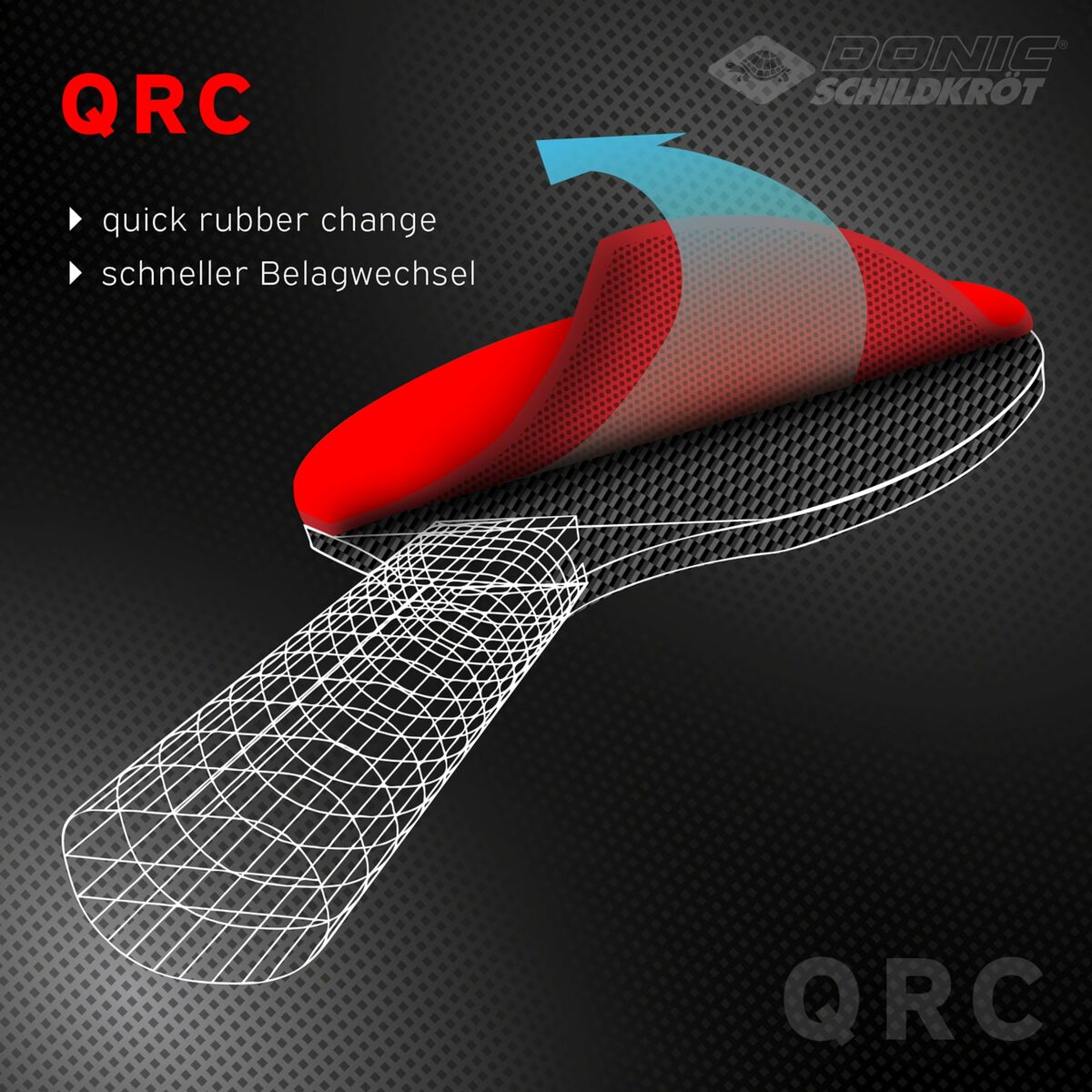 Raqueta de Ping Pong Schildkröt Negro