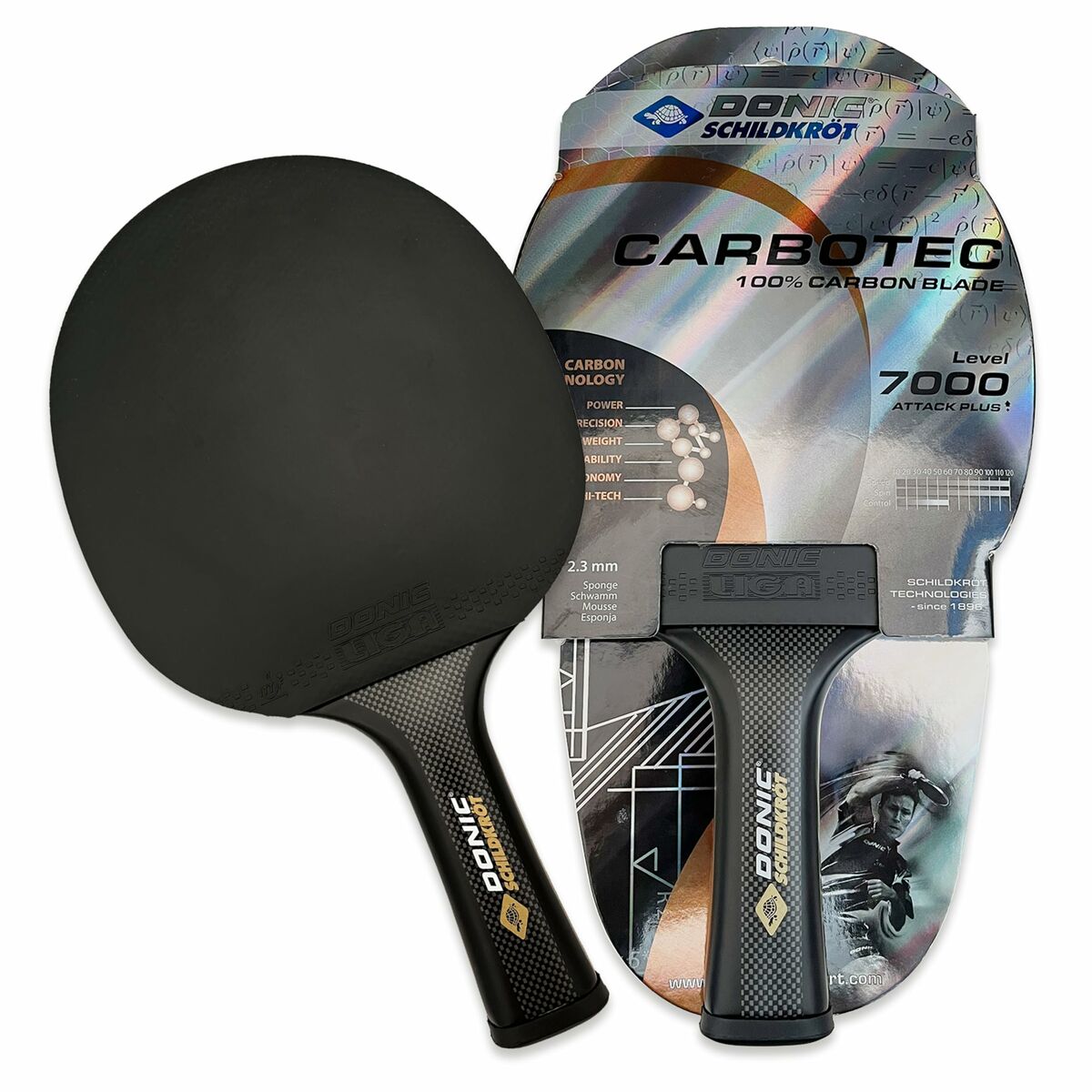 Raqueta de Ping Pong Schildkröt Negro