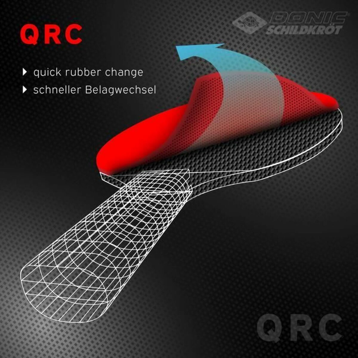 Raqueta de Ping Pong Schildkröt Negro