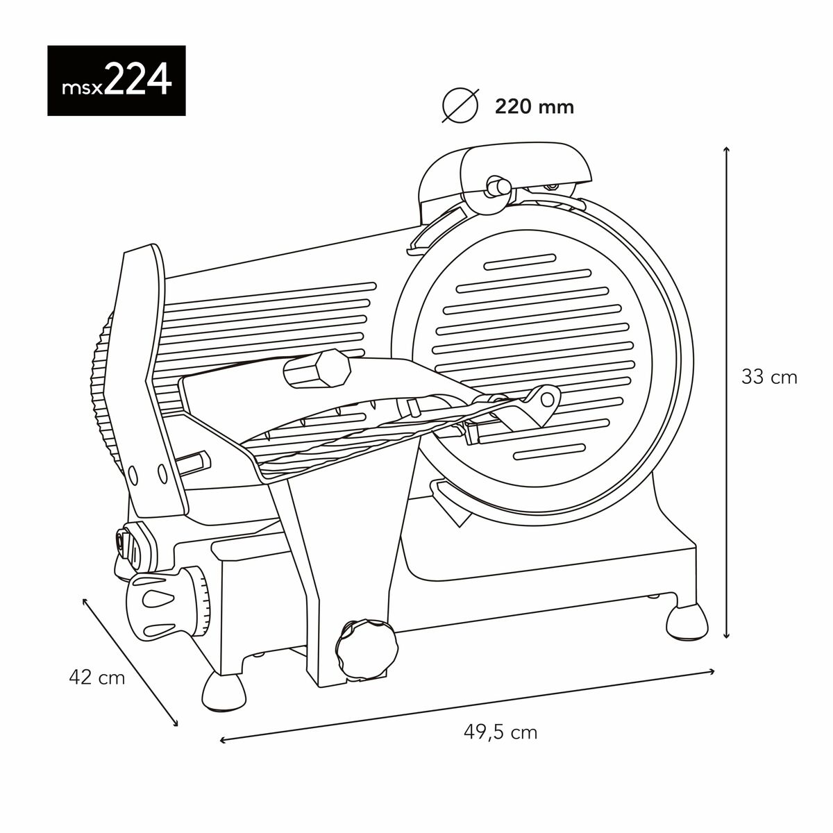 Cortafiambres Hkoenig Rojo