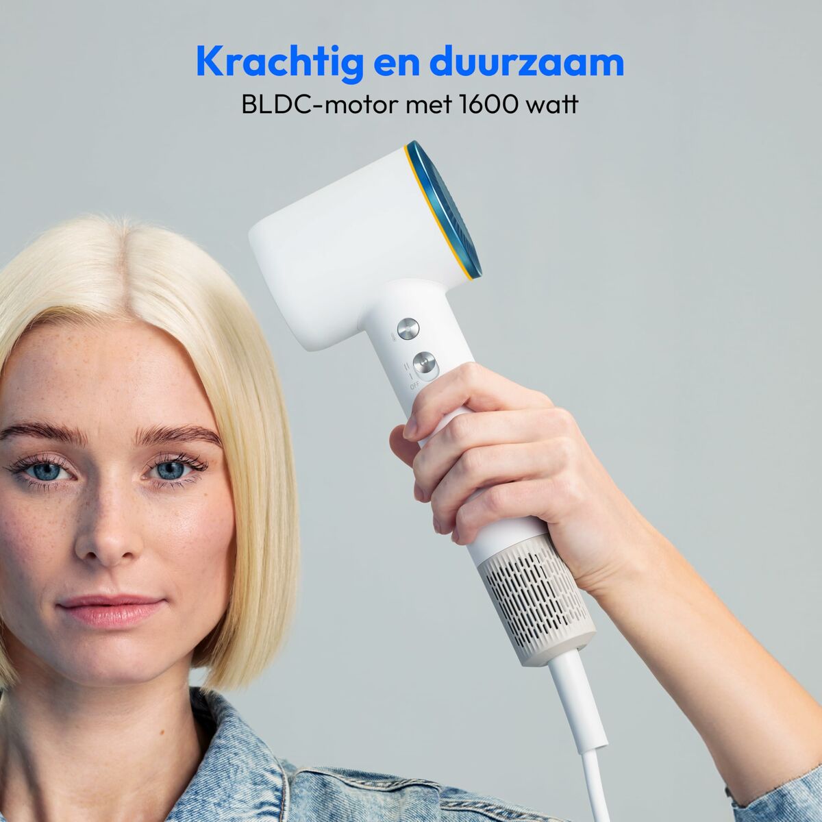 Secador de Pelo Medion Blanco 1600 W