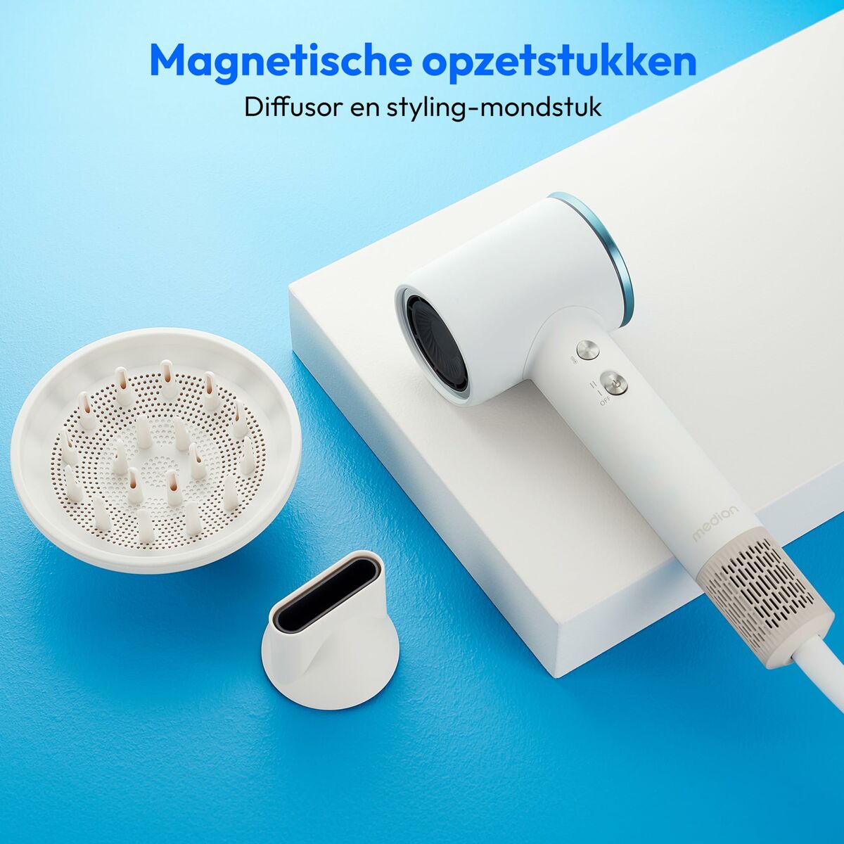 Secador de Pelo Medion Blanco 1600 W