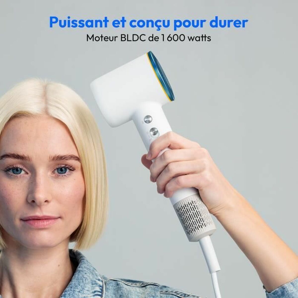 Secador de Pelo Medion Blanco 1600 W