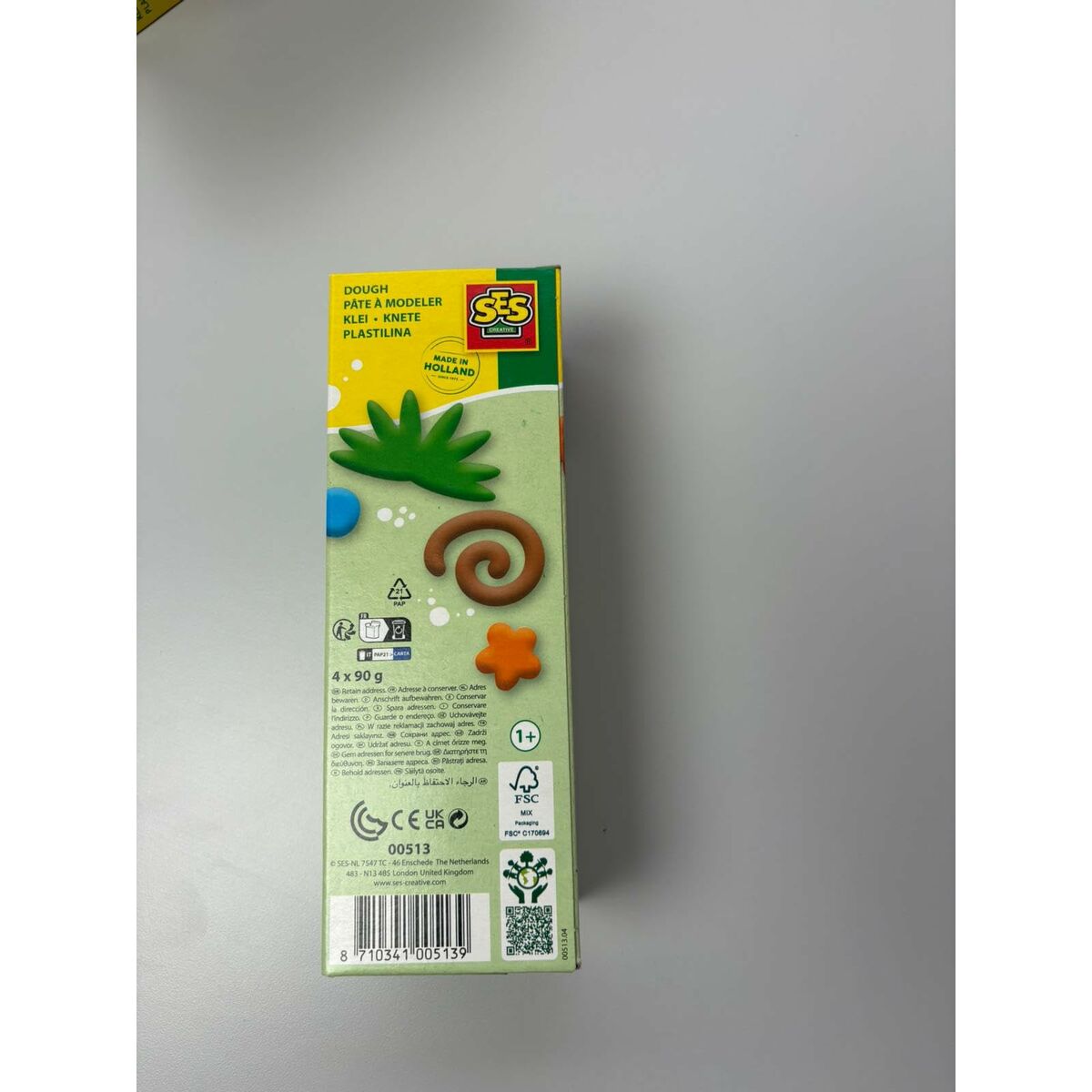 Juego de Plastilina SES Creative Multicolor