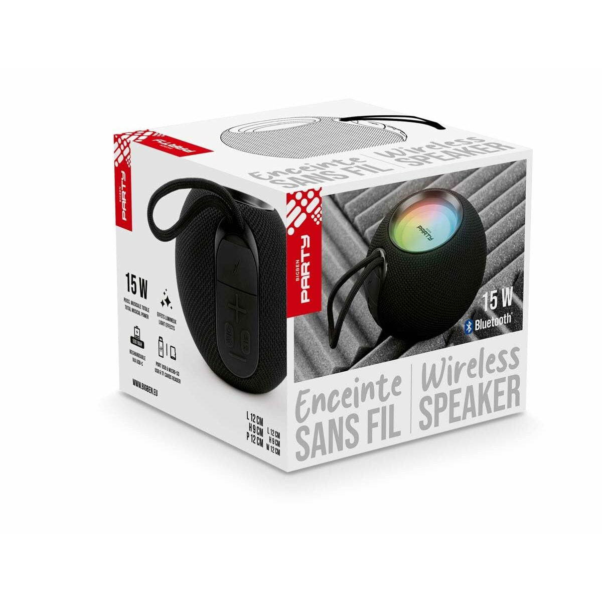 Altavoz Bluetooth Portátil BigBen Party