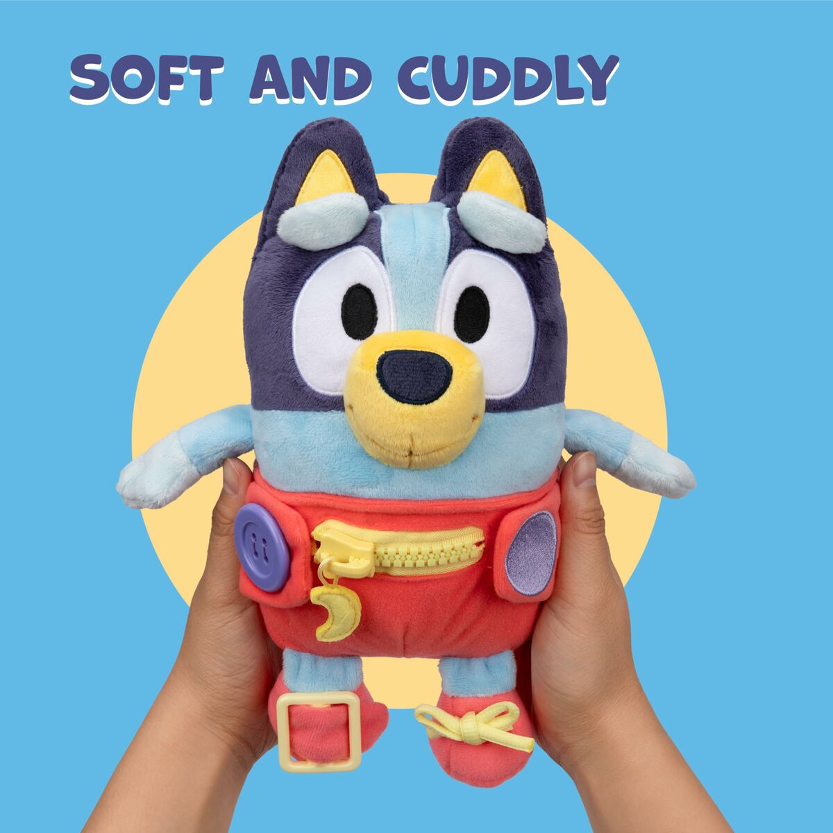 Peluche Bluey Azul rouge Plástico