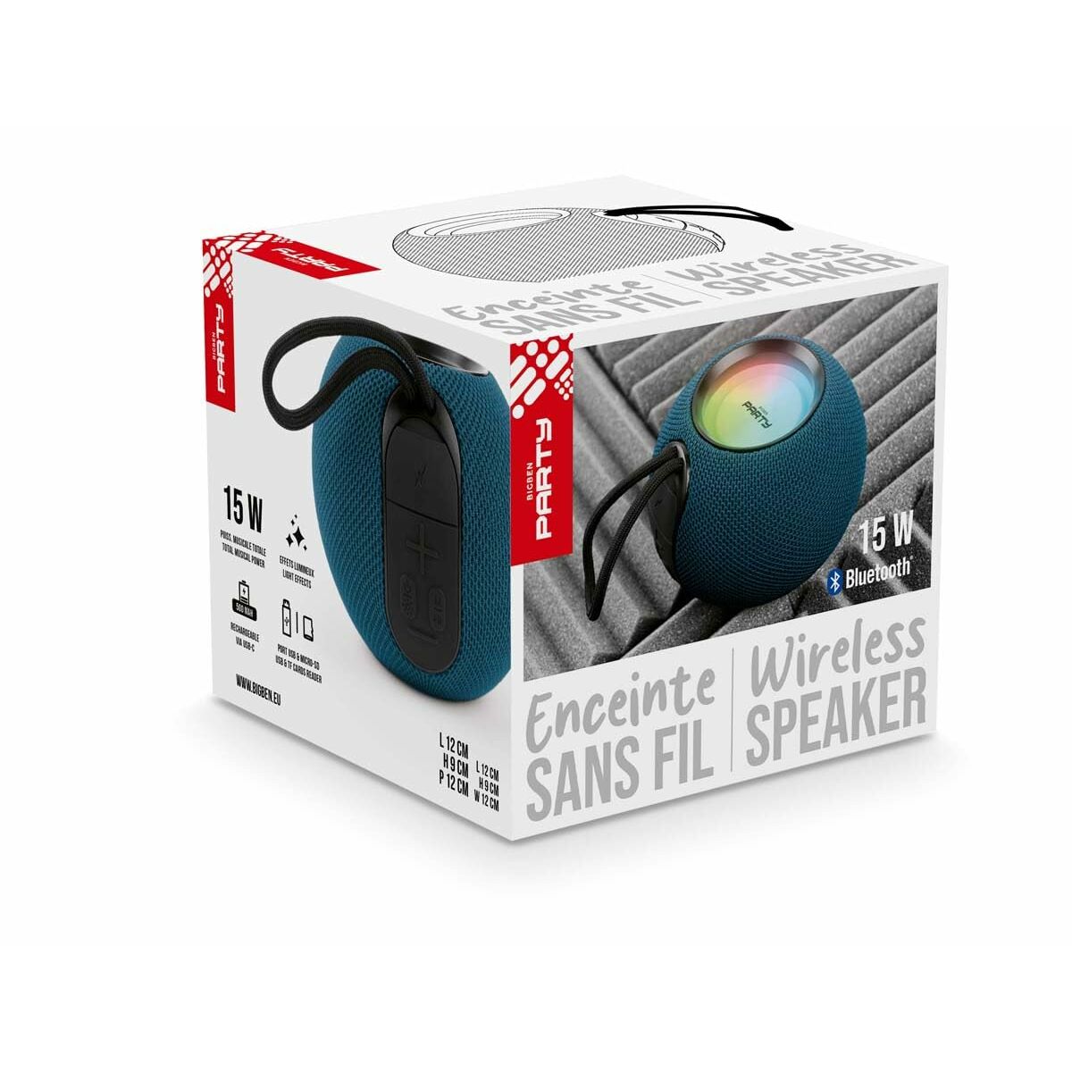 Altavoz Bluetooth Portátil BigBen Party