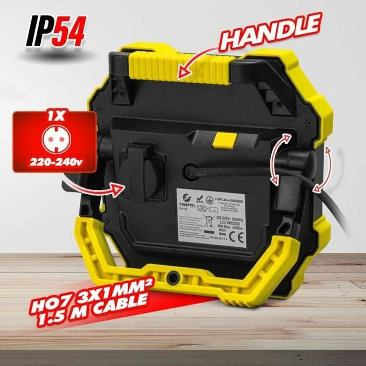 Linterna LED I-Watts