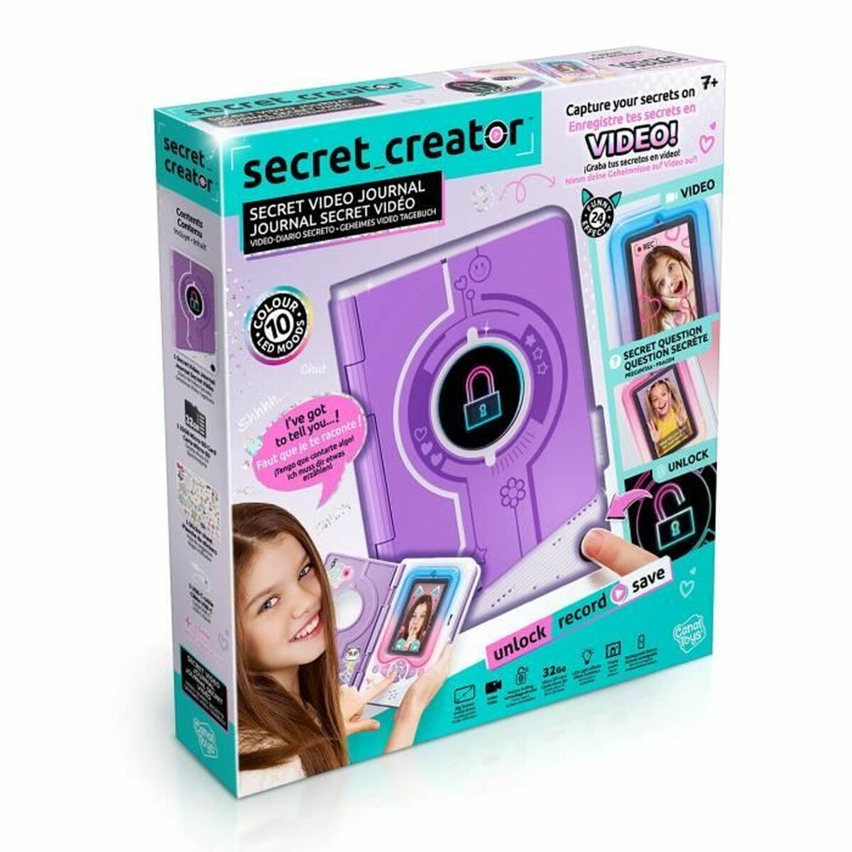 Smartwatch Canal Toys Rosa