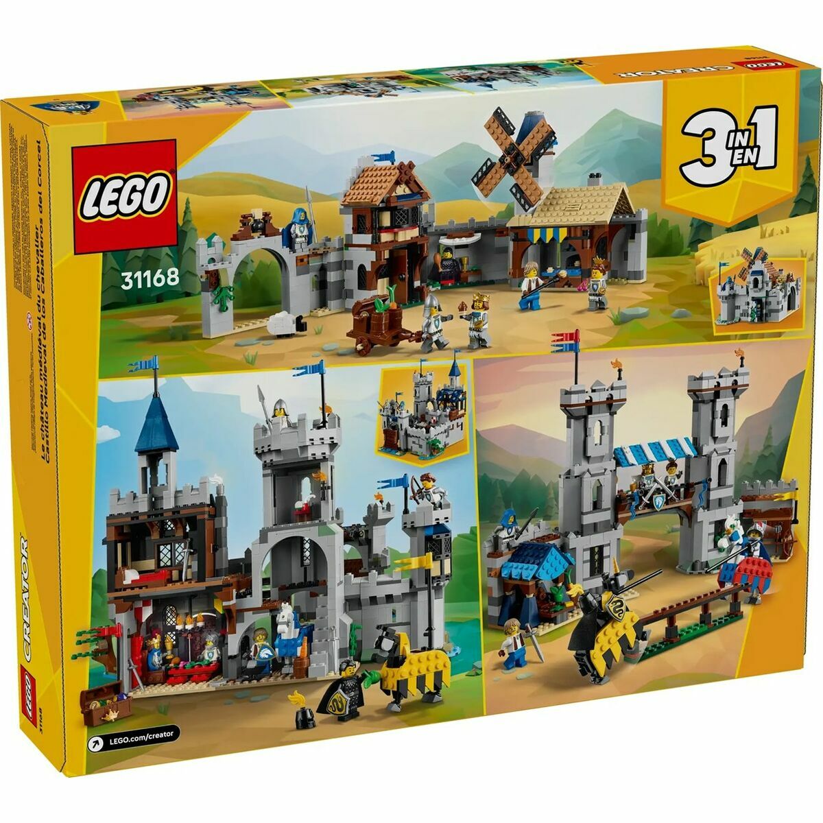 Juego de Construcción Lego CREATOR 31168 Medieval Horse Knight Castle