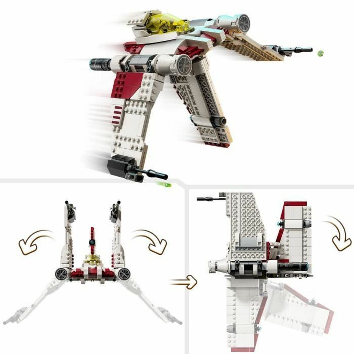 Juego de Construcción Lego STAR WARS 75432 V-19 Torrent Starfighter