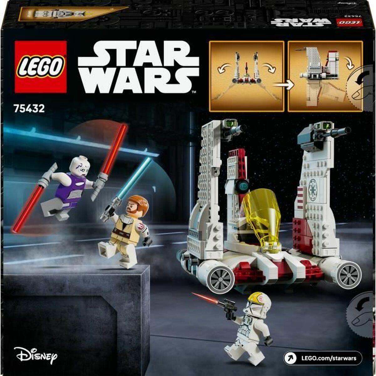 Juego de Construcción Lego STAR WARS 75432 V-19 Torrent Starfighter