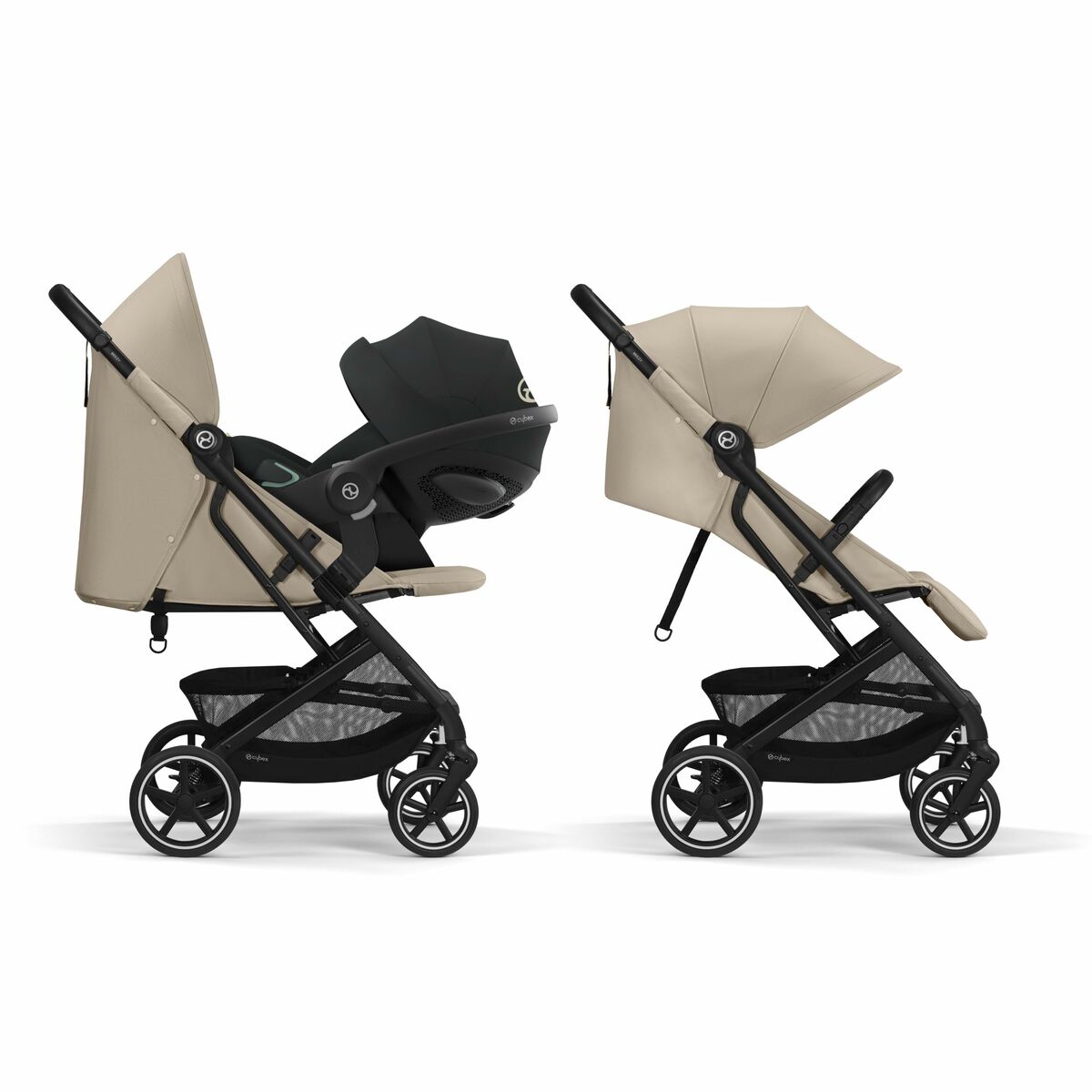 Carro de Paseo para Bebé Cybex Beezy BLK Beige