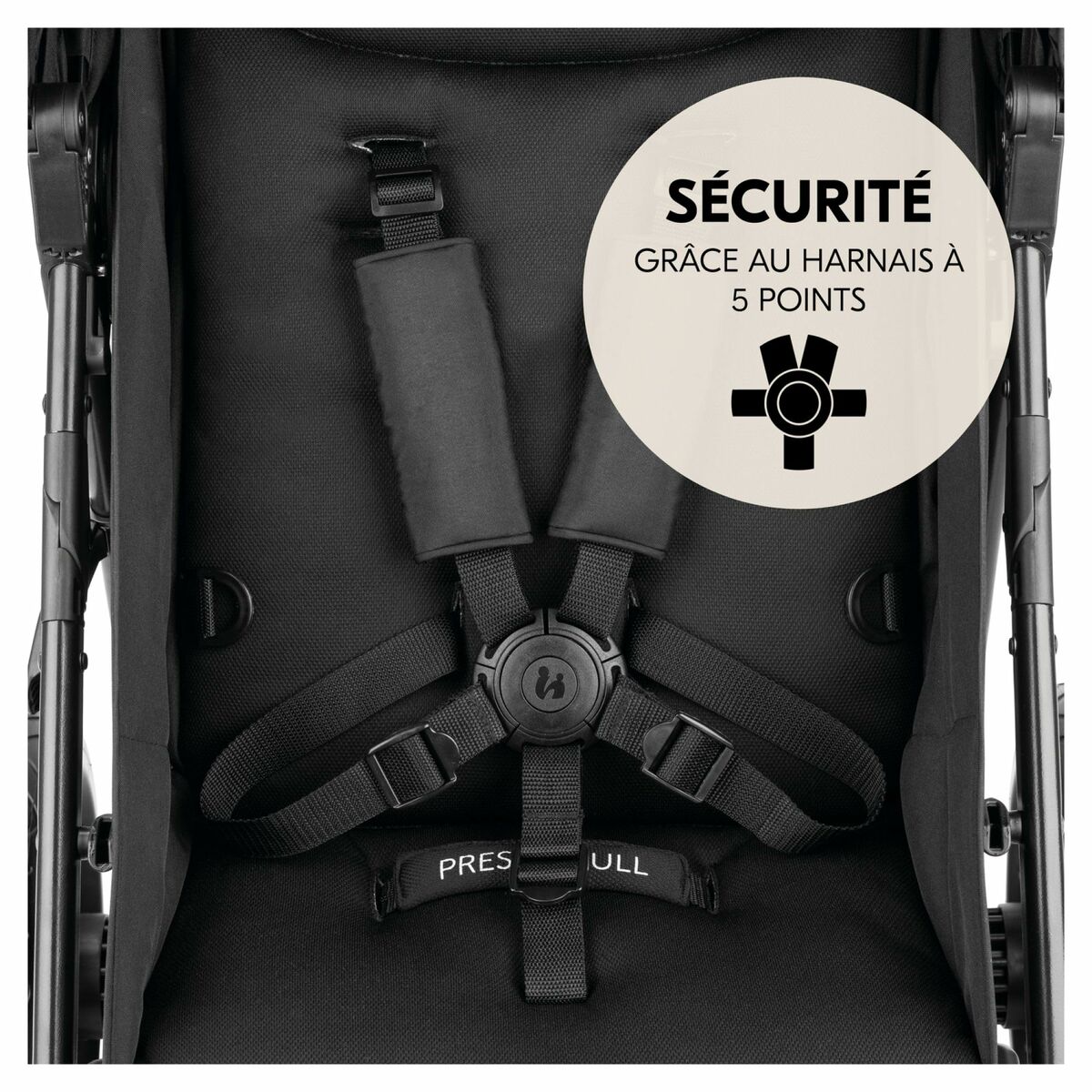 Carro de Paseo para Bebé Hauck Negro