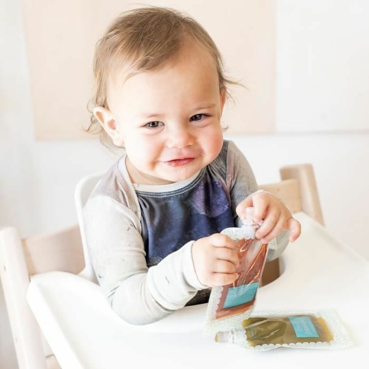 Recipiente Conservador de Alimentos Infantino Transparente Plástico 100 ml (25 Unidades)