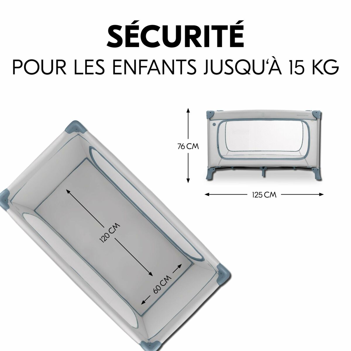 Cuna de Bebé Hauck Azul