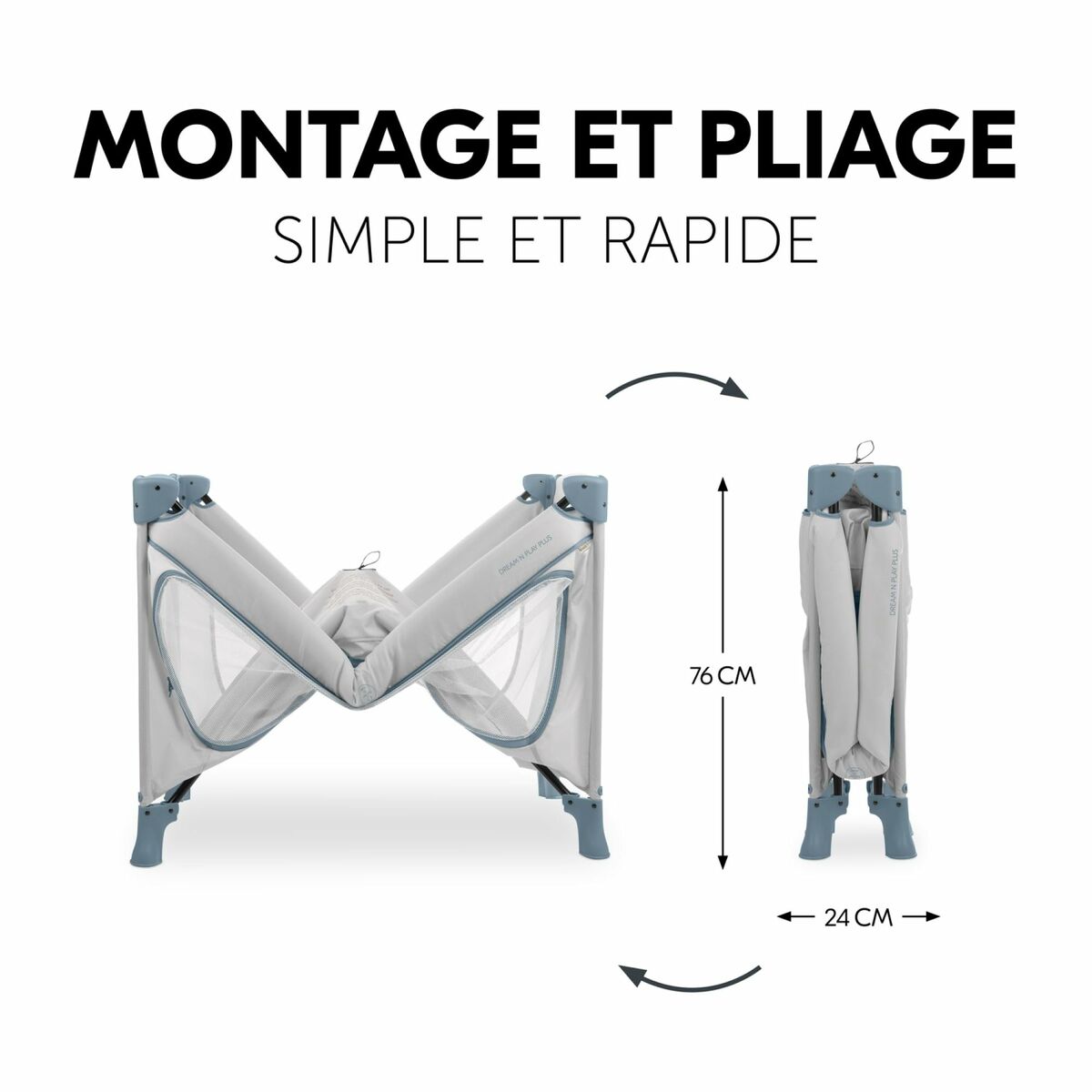 Cuna de Bebé Hauck Azul