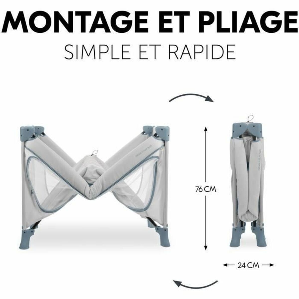 Cuna de Bebé Hauck Azul