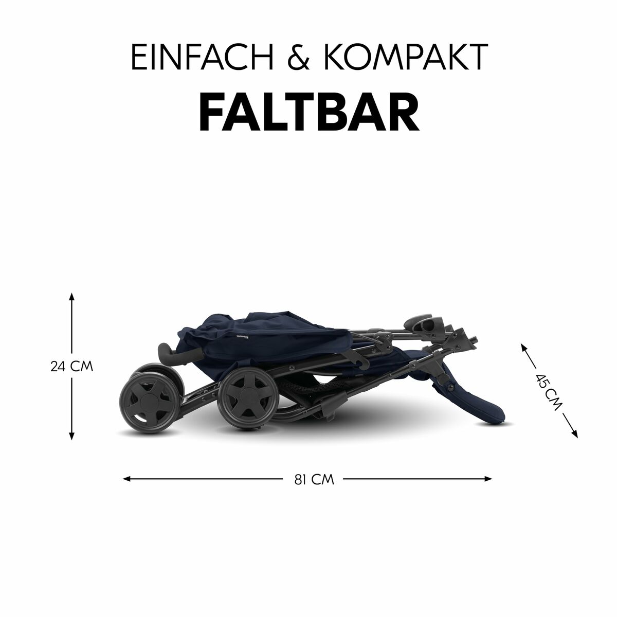 Carro de Paseo para Bebé Hauck Azul oscuro