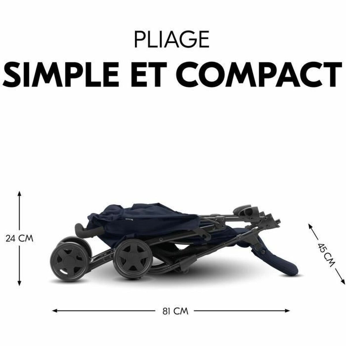 Carro de Paseo para Bebé Hauck Azul oscuro