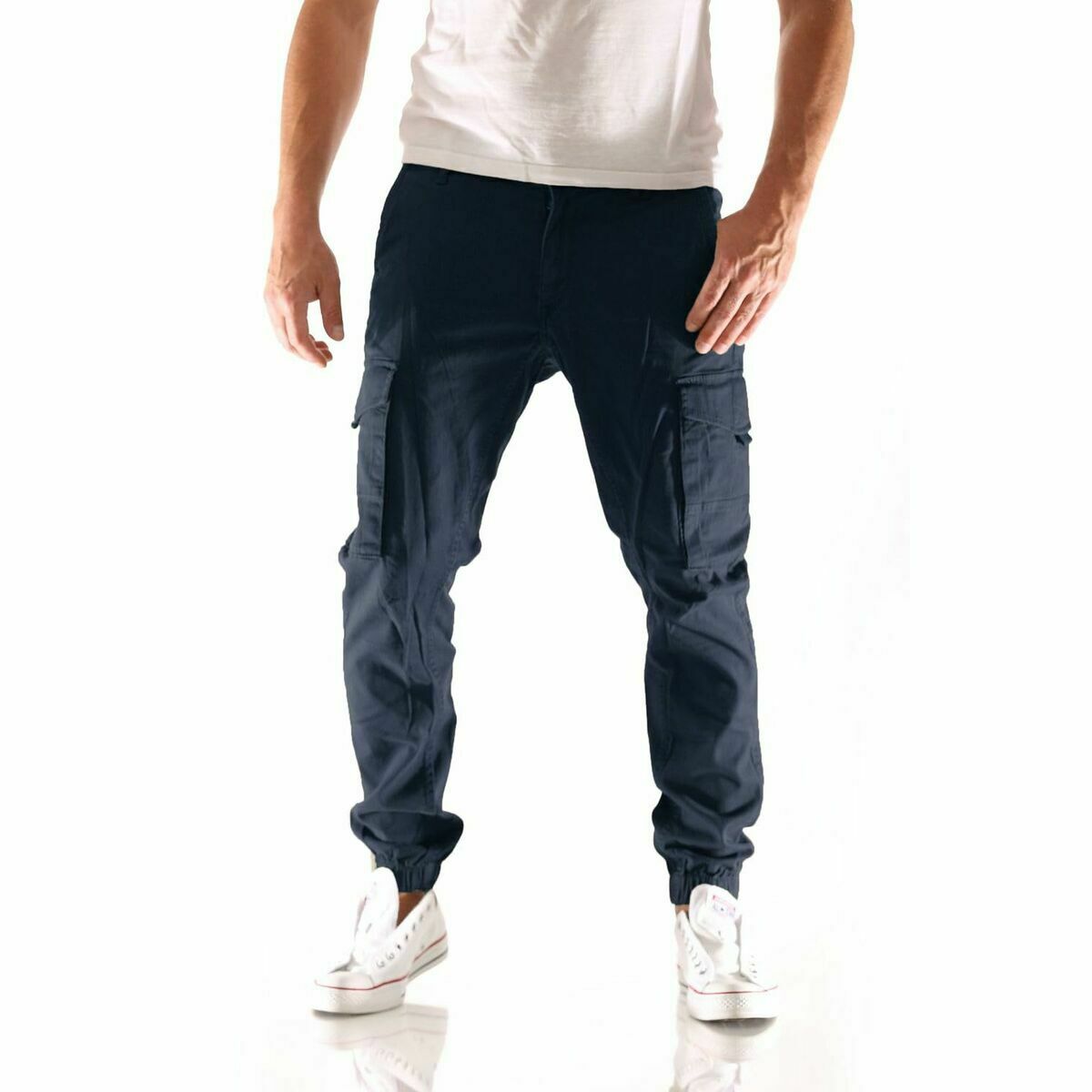 Pantalón Jack & Jones JPSTPAUL FLAKE CARGO 12169582 Azul marino