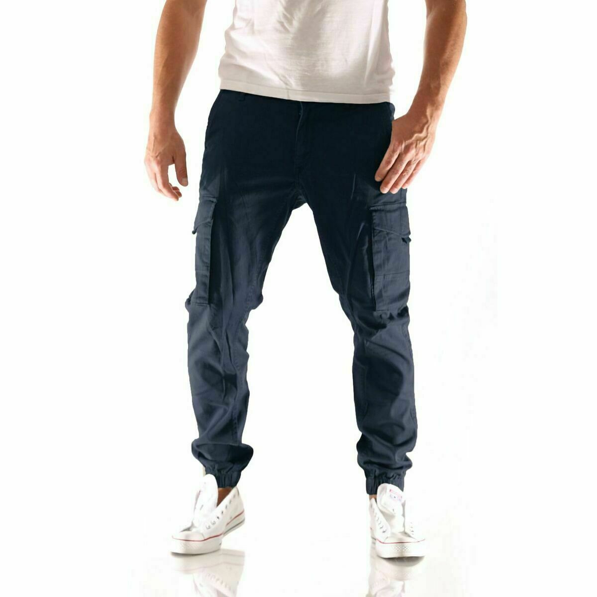 Pantalón Jack & Jones JPSTPAUL FLAKE CARGO 12169582 Azul marino