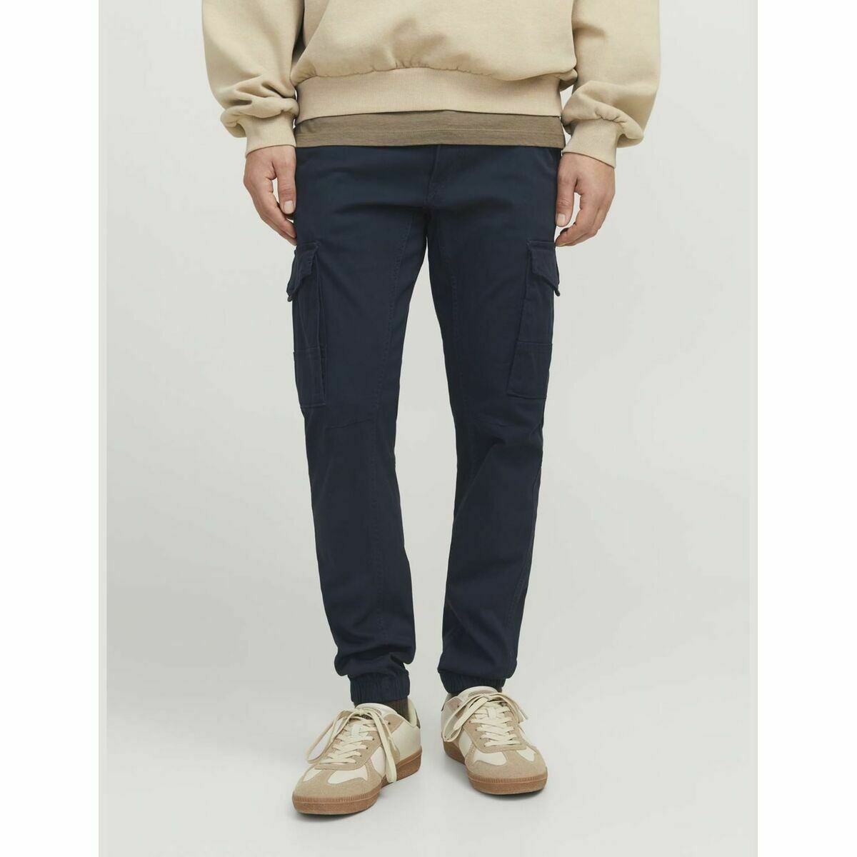 Pantalón Jack & Jones JPSTPAUL FLAKE CARGO 12169582 Azul marino