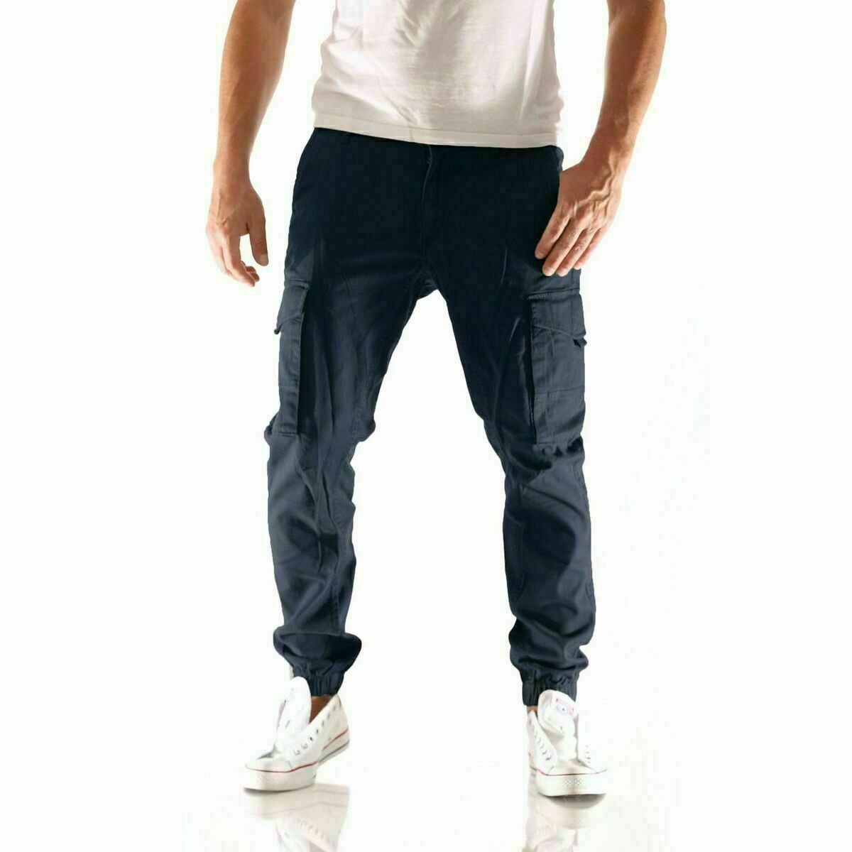 Pantalón Jack & Jones JPSTPAUL FLAKE CARGO 12169582 Azul marino
