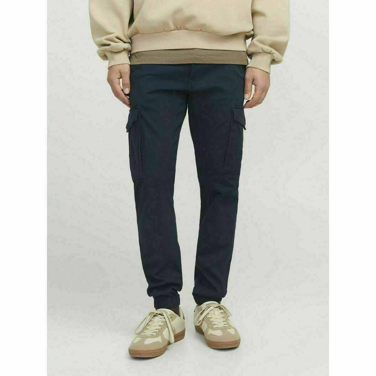 Pantalón Jack & Jones JPSTPAUL FLAKE CARGO 12169582 Azul marino