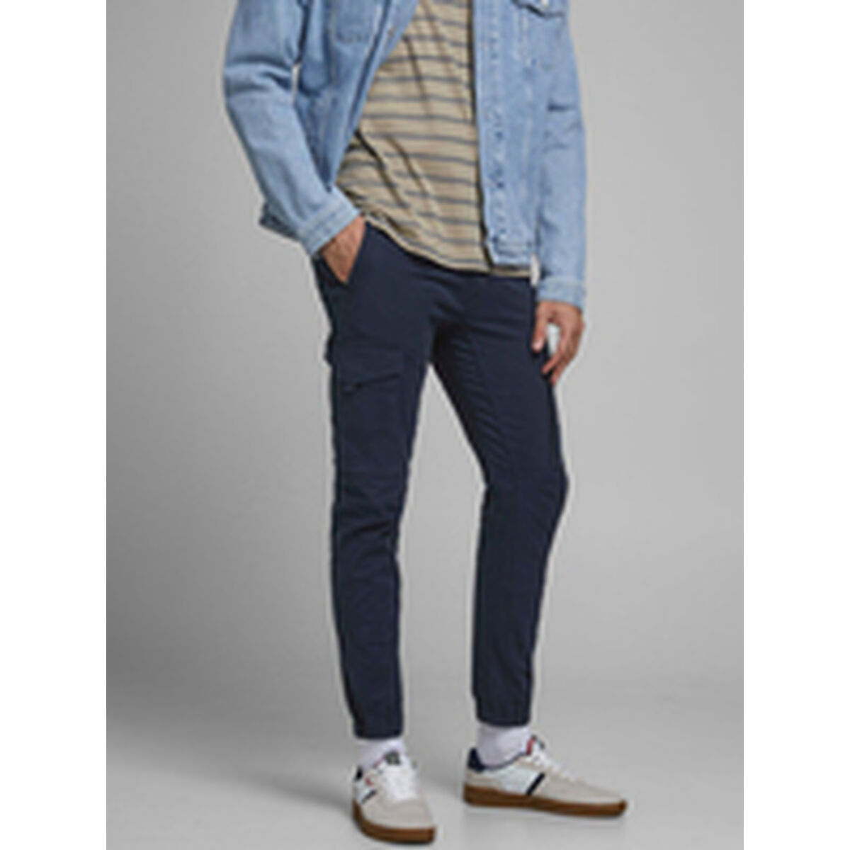 Pantalón Jack & Jones JPSTPAUL FLAKE CARGO 12169582 Azul marino