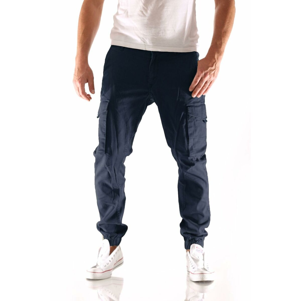 Pantalón Jack & Jones JPSTPAUL FLAKE CARGO 12169582 Azul marino