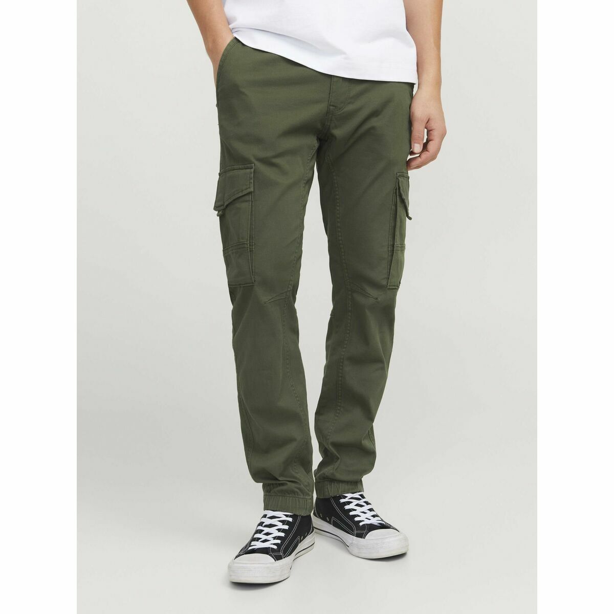 Pantalón Jack & Jones JPSTPAUL FLAKE CARGO 12141844 Verde