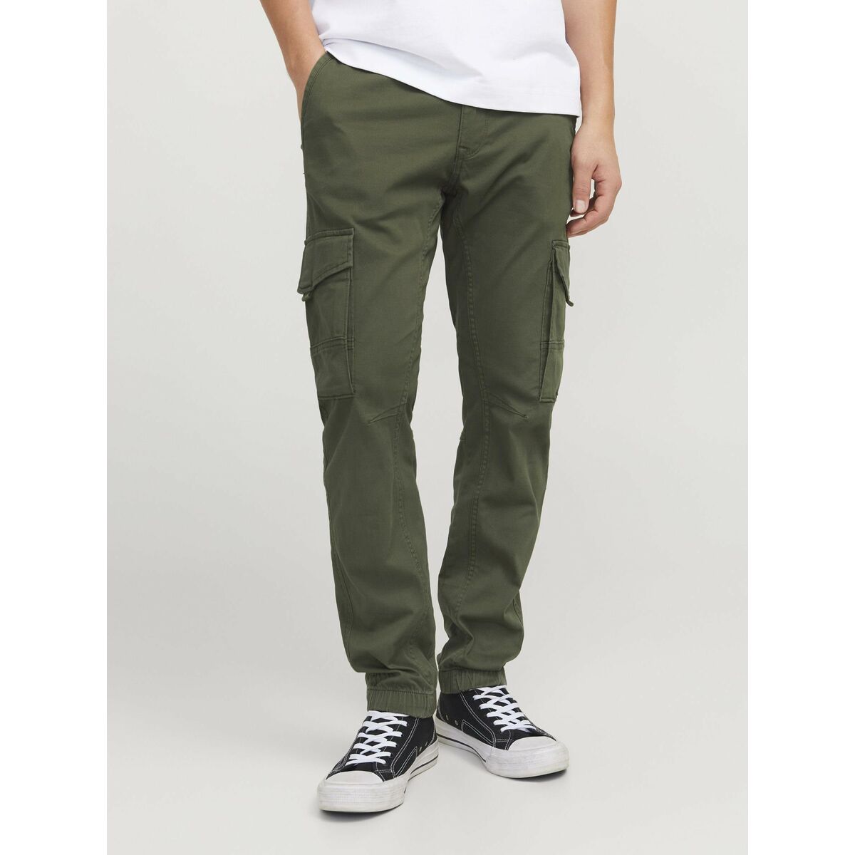 Pantalón Jack & Jones JPSTPAUL FLAKE CARGO 12141844 Verde