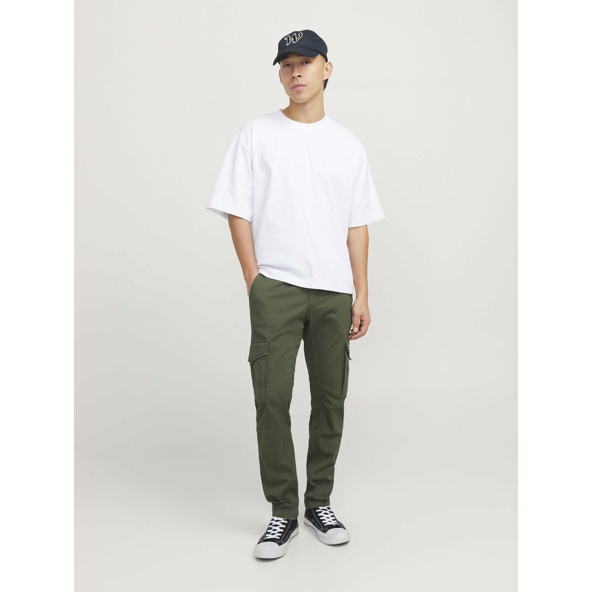 Pantalón Jack & Jones JPSTPAUL FLAKE CARGO 12141844 Verde