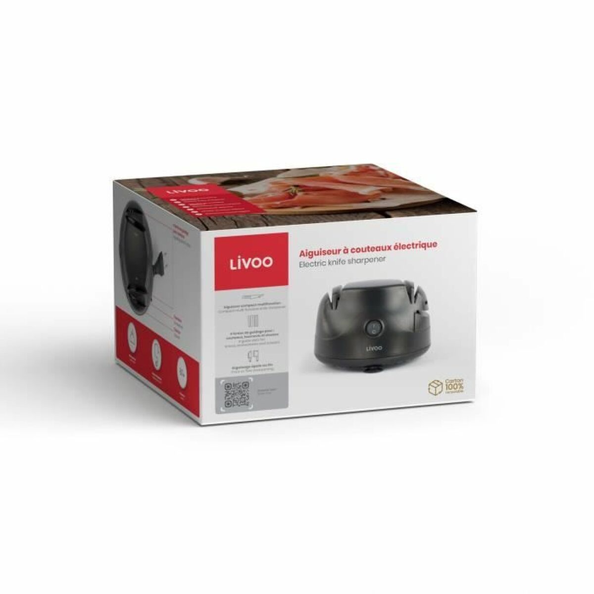 Afilador Eléctrico Livoo DOM394 60 W Negro