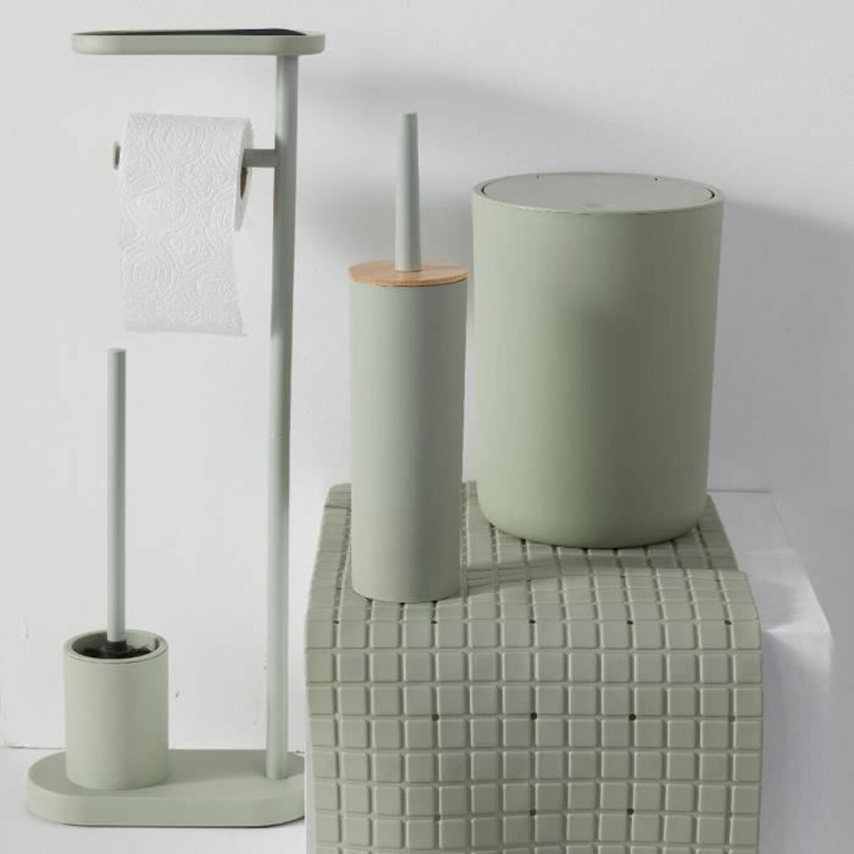 Alfombrilla Antideslizante para Bañera TODAY HOY - UTILITY Verde 40 x 60 cm Polipropileno