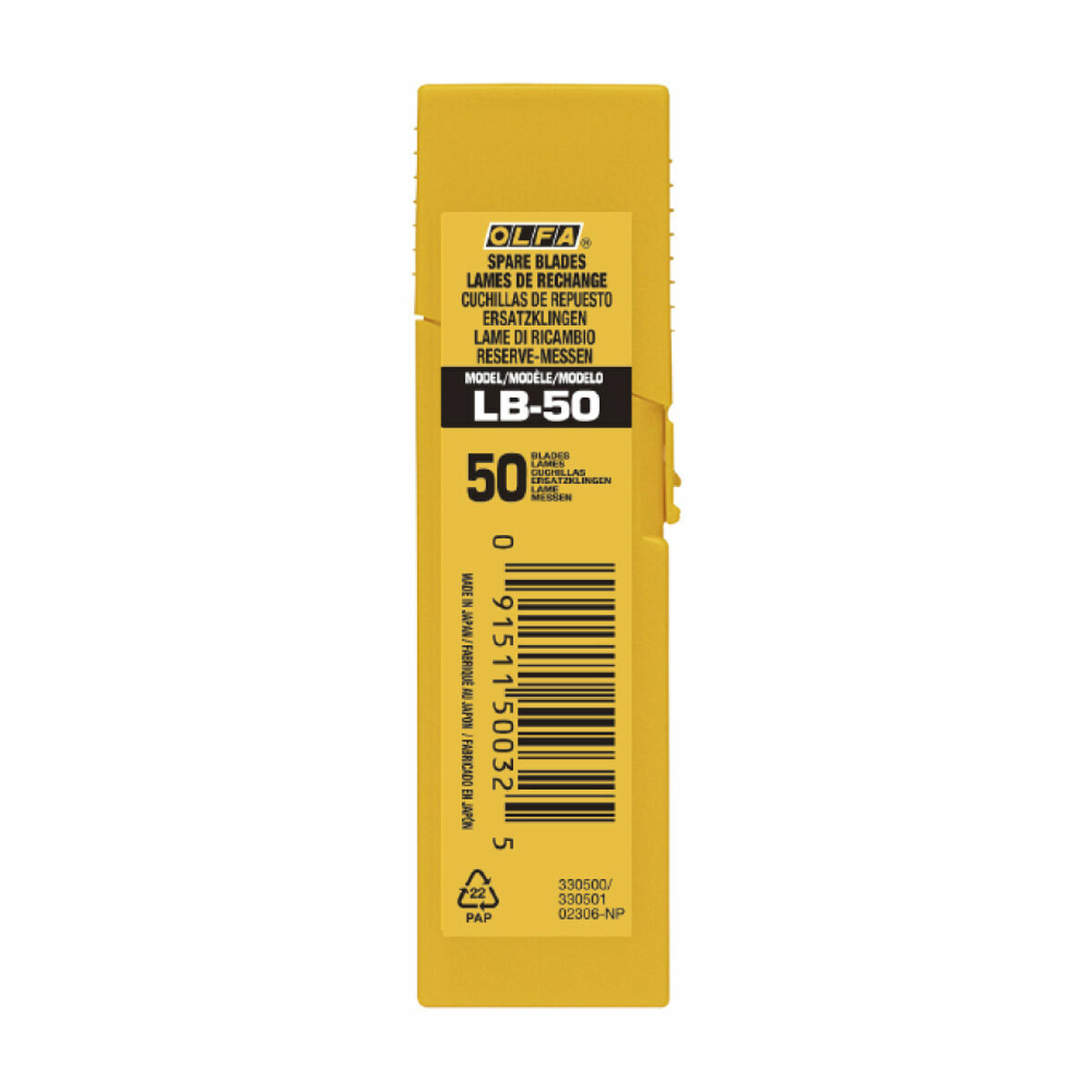 Hoja Cúter Olfa Divisible Cúter 18 mm 50 Unidades