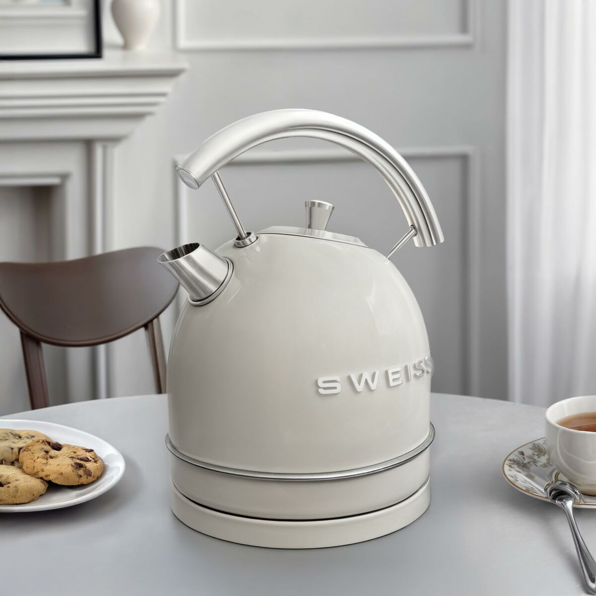 Hervidor Sweiss KTL8 Beige Acero Inoxidable 2200 W 1,8 L