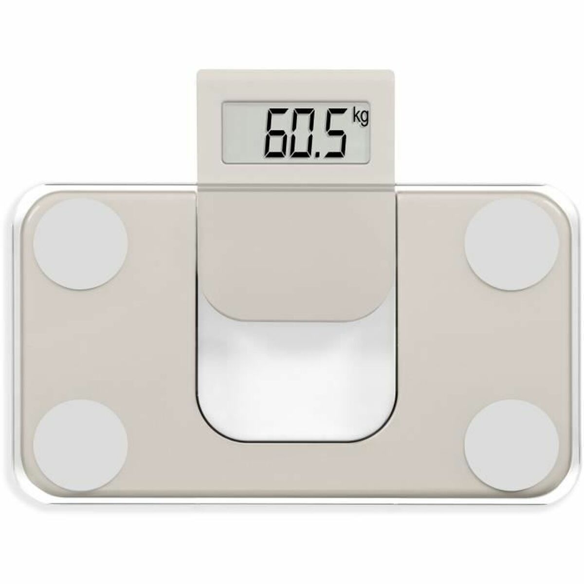 Báscula Digital de Baño Livoo DOM532C Crema Cristal Templado 180 kg