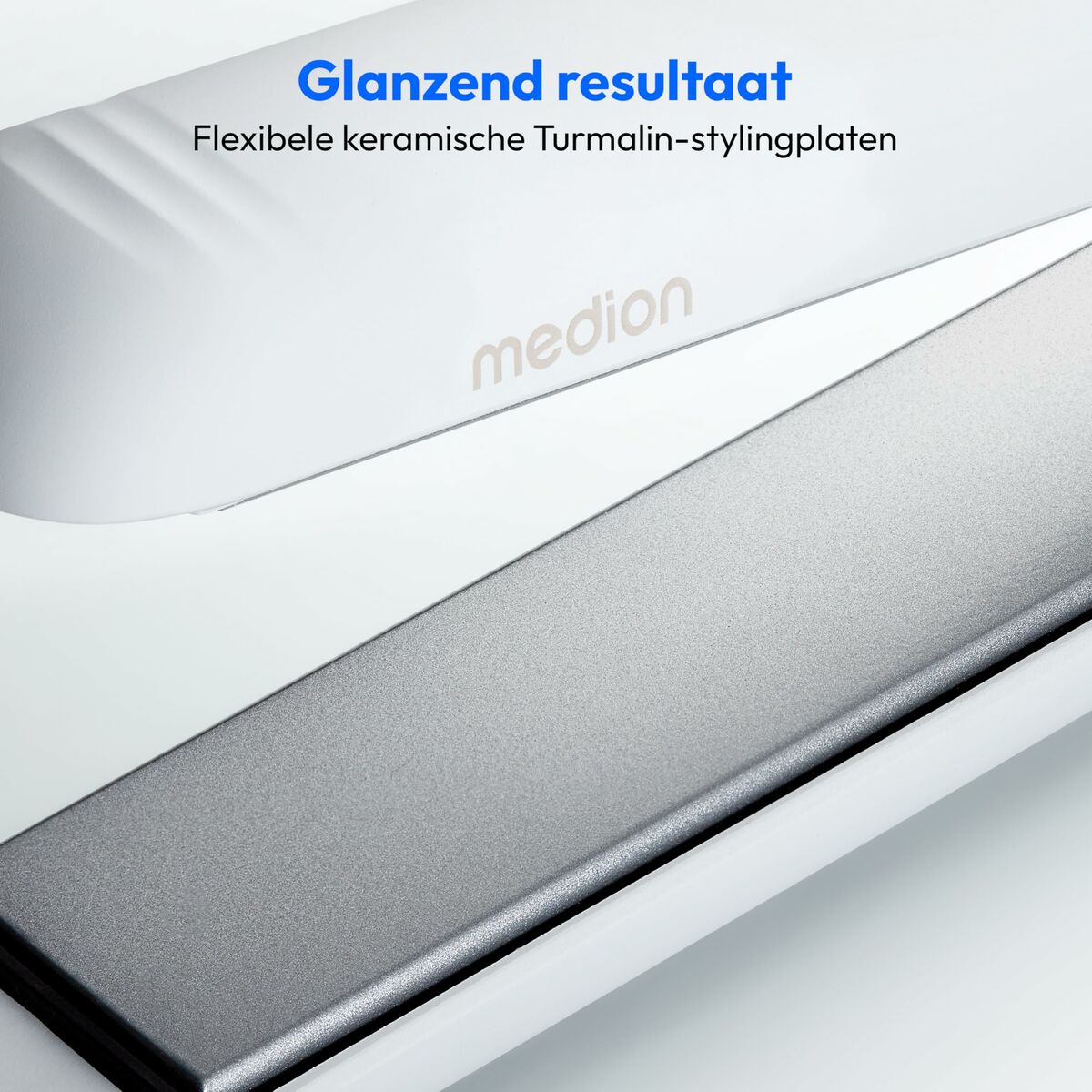 Plancha de Pelo Medion MD19925 Blanco Negro