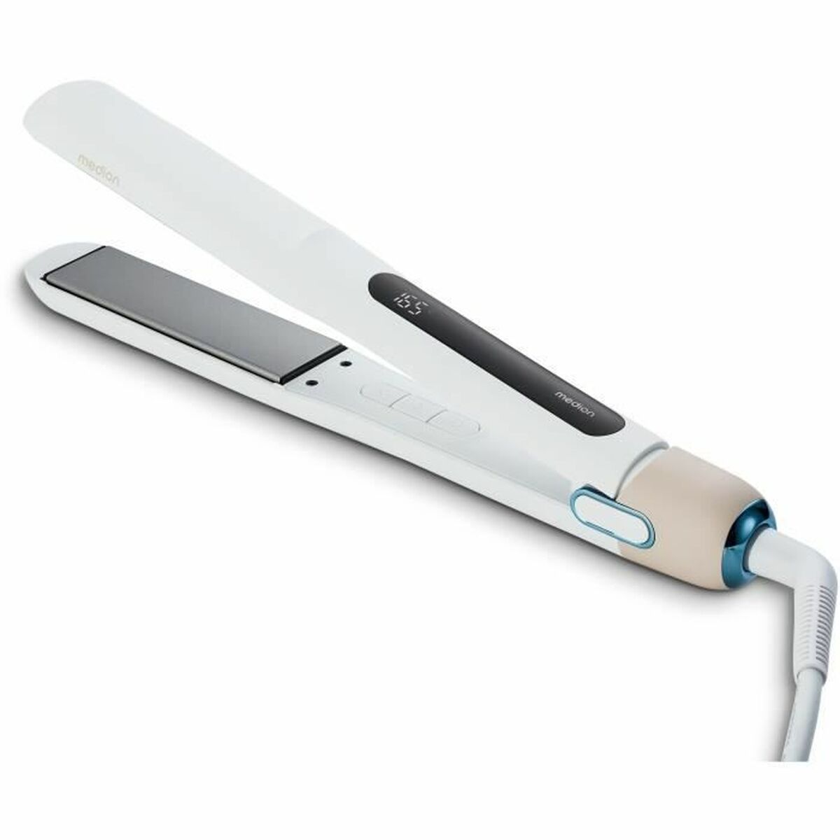 Plancha de Pelo Medion MD19925 Blanco Negro