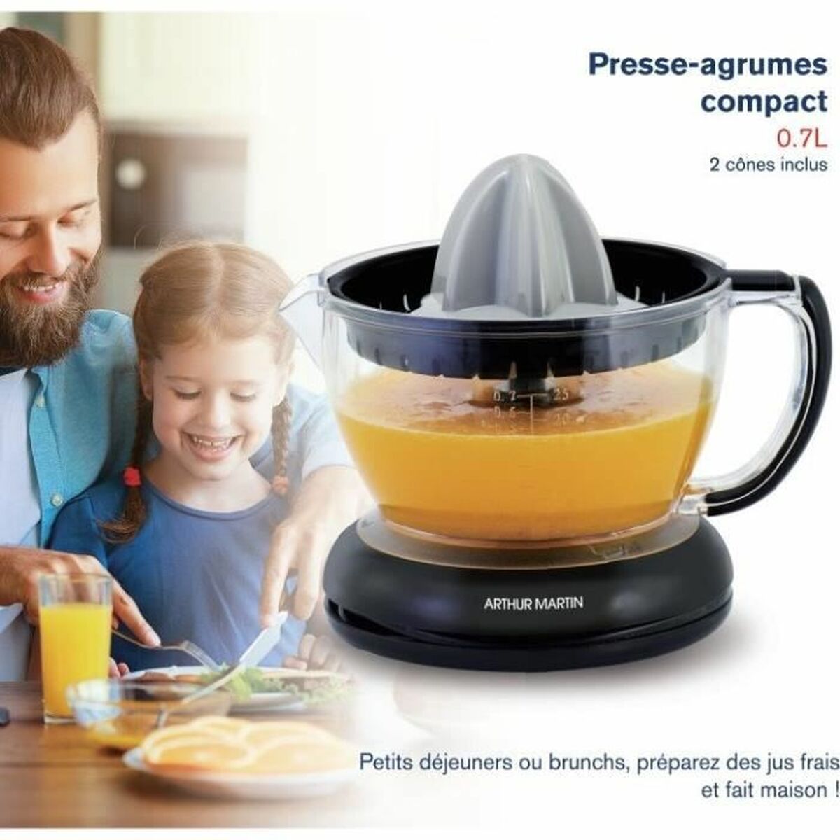 Exprimidor Eléctrico Arthur Martin AMPA07 Blanco 700 W 700 ml