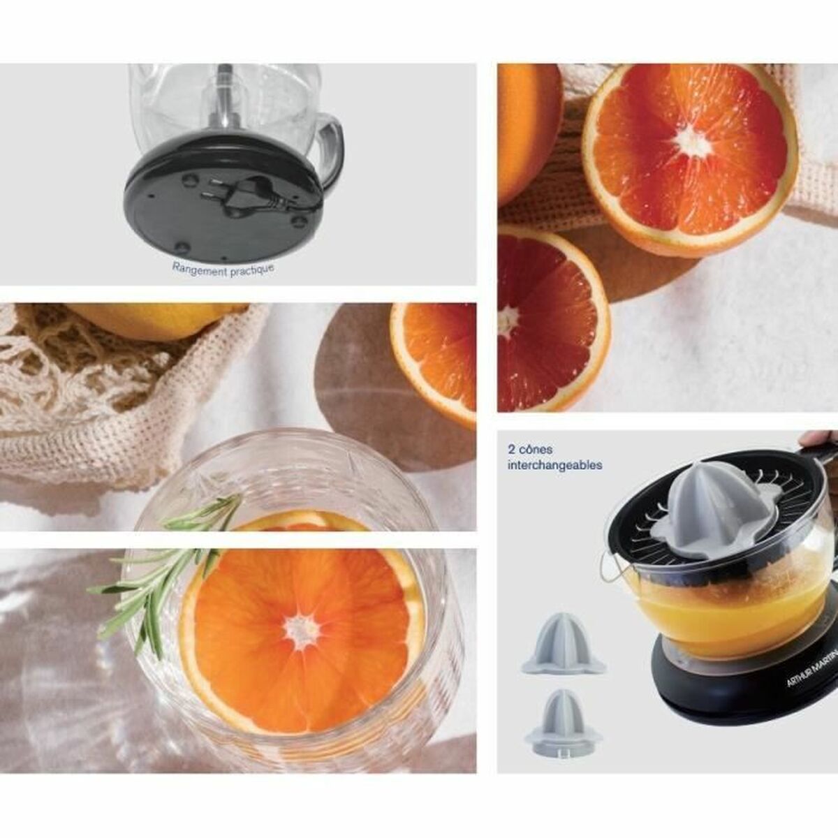 Exprimidor Eléctrico Arthur Martin AMPA07 Blanco 700 W 700 ml