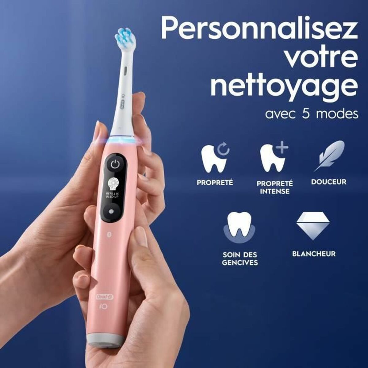 Cepillo de Dientes Eléctrico Oral-B Serie iO6n Rosa